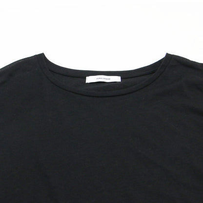 25春夏 クルーネック シアー ロング Tシャツ / カットソー 長袖 コットン
