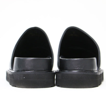 25秋冬 レザー クロッグ サンダル / CLOG SANDALS サボ スリッパ ボリュームソール ラウンドトゥ