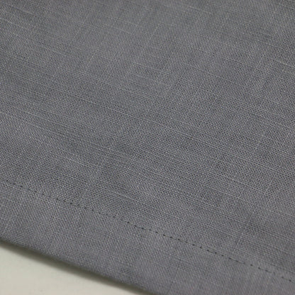リネン ワンピース UQ29 / ロング ノースリーブ クルーネック Aライン ポケット