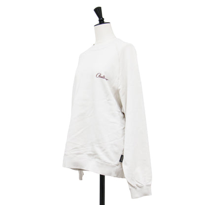 23秋冬 バックプリント スウェット / Unisex Back Print Sweat プルオーバー 長袖 ラグランスリーブ 裏毛 コットン