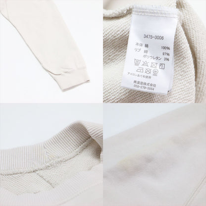 23秋冬 バックプリント スウェット / Unisex Back Print Sweat プルオーバー 長袖 ラグランスリーブ 裏毛 コットン