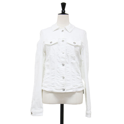 デニム トラッカー ジャケット / Denim Trucker Jacket OPTIC WHITE コンパクト ストレッチ コットン