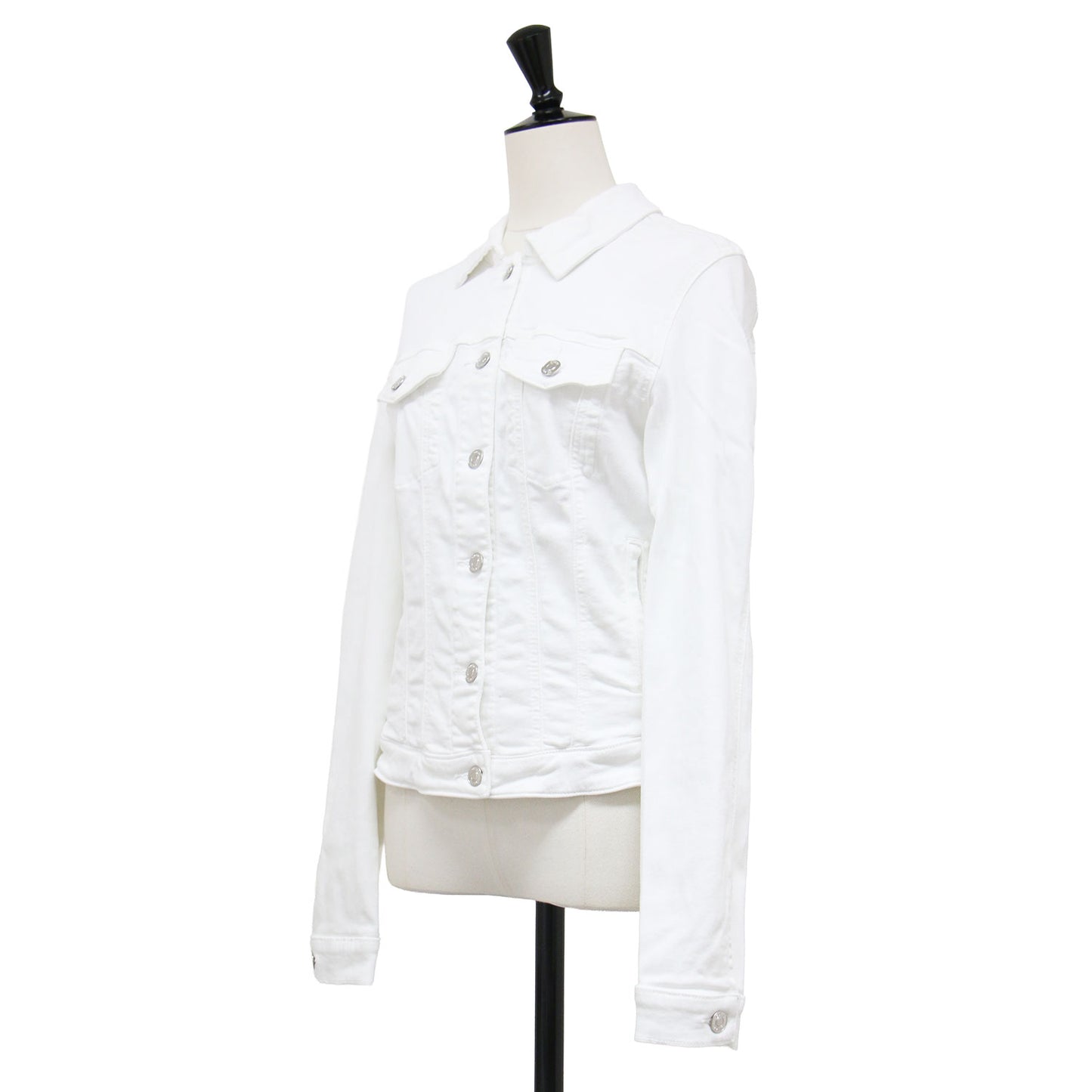 デニム トラッカー ジャケット / Denim Trucker Jacket OPTIC WHITE コンパクト ストレッチ コットン