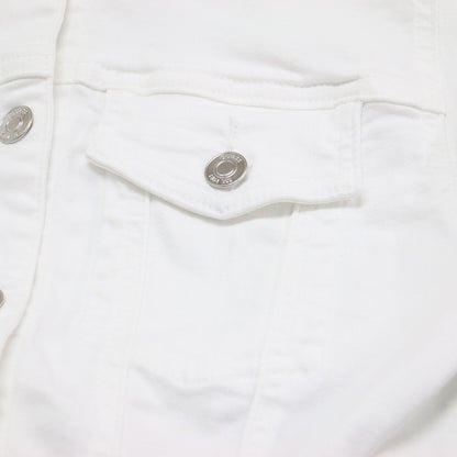 デニム トラッカー ジャケット / Denim Trucker Jacket OPTIC WHITE コンパクト ストレッチ コットン