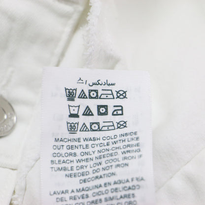 デニム トラッカー ジャケット / Denim Trucker Jacket OPTIC WHITE コンパクト ストレッチ コットン