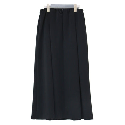 タック フレア スカート / C-dress scuba tuck flair skirt ロング ジャージー素材