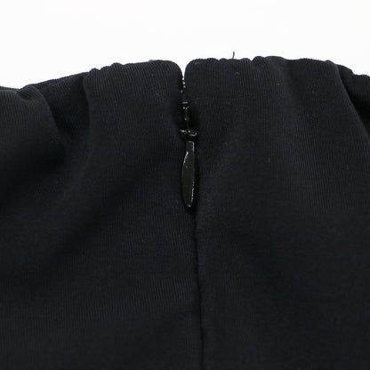 タック フレア スカート / C-dress scuba tuck flair skirt ロング ジャージー素材