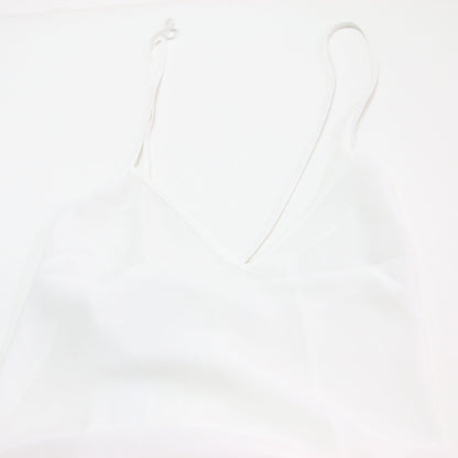 レース ホルターネック マキシ ドレス / ワンピース ロング ノースリーブ クルーネック フレア