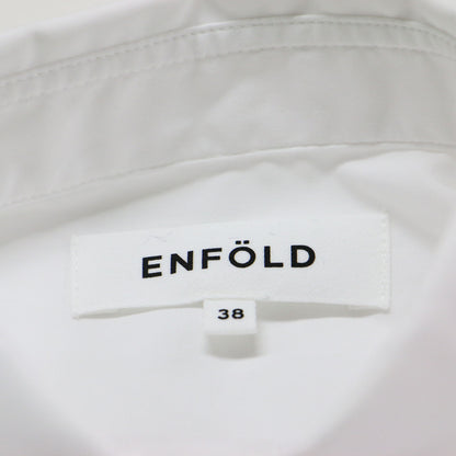 25秋冬 リボン シャツ 300IA730-1691 / RIBBON SHIRT ブラウス 長袖 フリンジ オーバーサイズ コットン