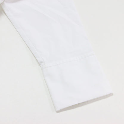 25秋冬 リボン シャツ 300IA730-1691 / RIBBON SHIRT ブラウス 長袖 フリンジ オーバーサイズ コットン