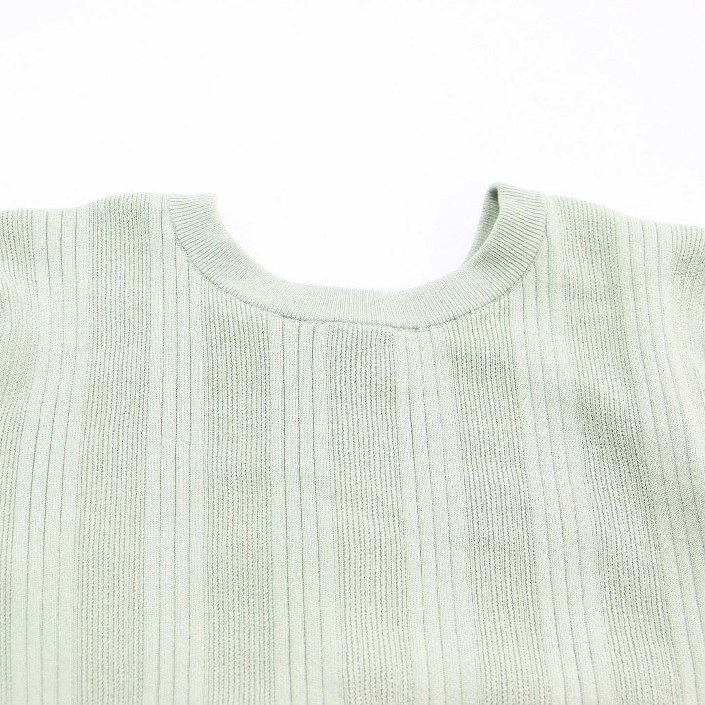 25秋冬 ダブルフェイス リブ ニット カーディガン / W FACE RIB KNIT CARDIGAN 半袖 クルーネック コットン