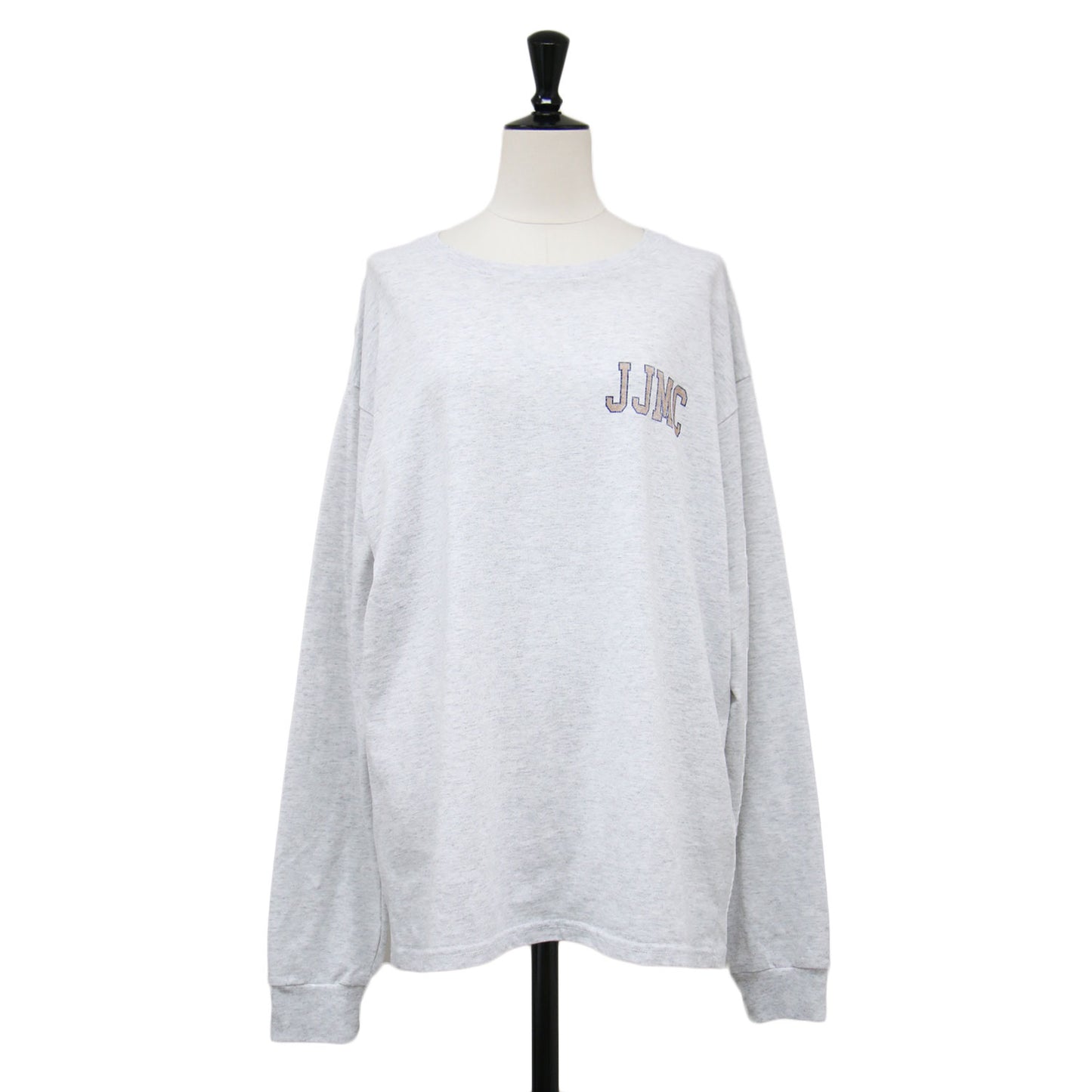 × FRAMeWORK 別注 ロゴ 長袖Tシャツ / カットソー クルーネック ワイド コットン