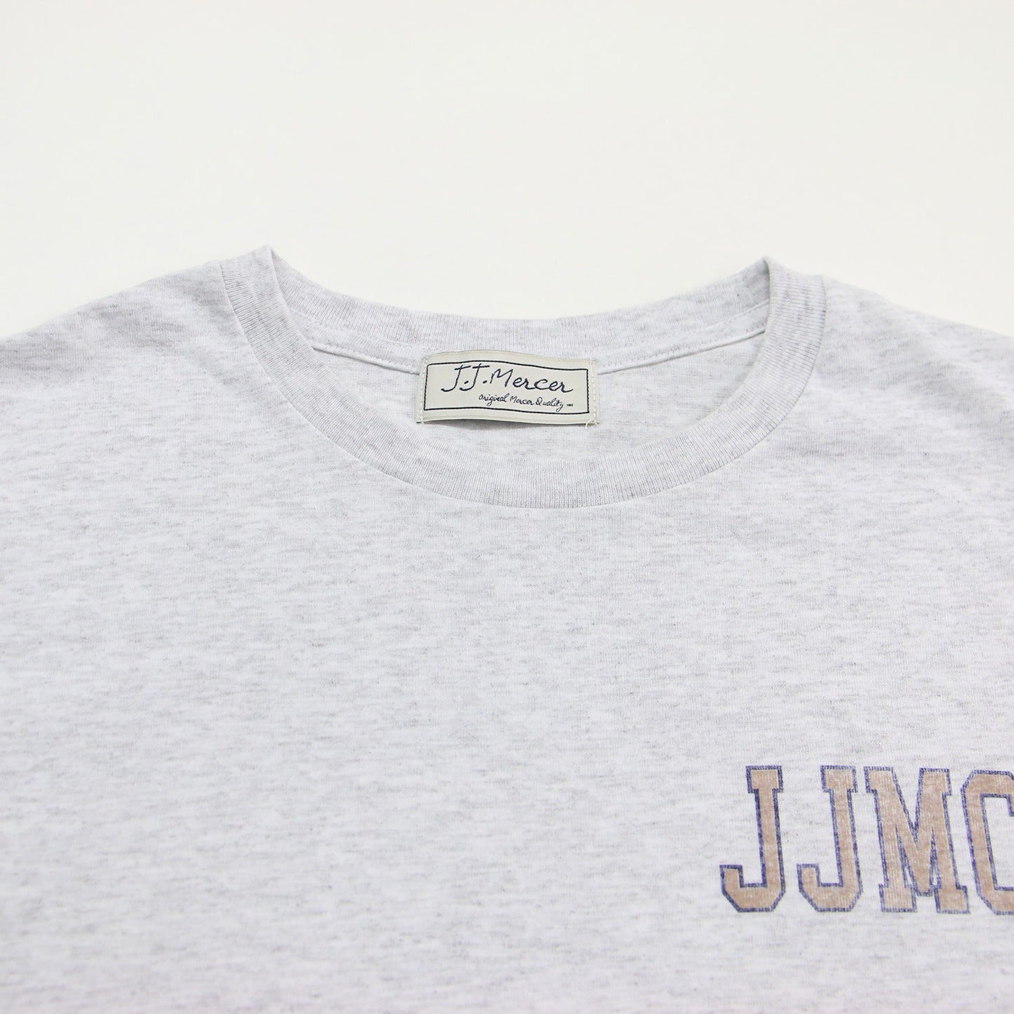 × FRAMeWORK 別注 ロゴ 長袖Tシャツ / カットソー クルーネック ワイド コットン
