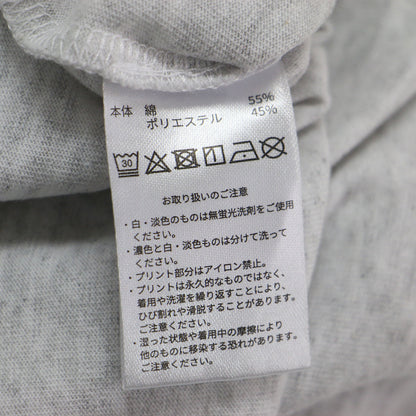 × FRAMeWORK 別注 ロゴ 長袖Tシャツ / カットソー クルーネック ワイド コットン