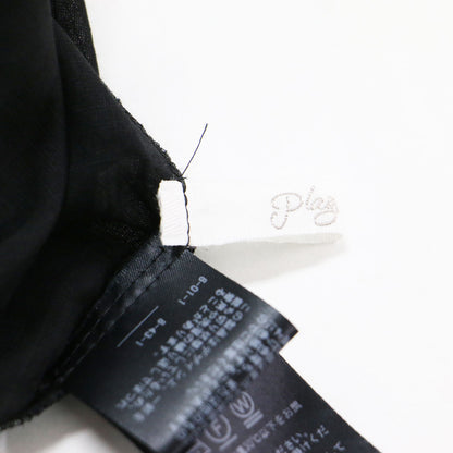 22春夏 ナチュラルシアー ワンピース / Natural Sheer 5分袖 Vネック ロング丈 タック ギャザー カットオフ コットン リネン