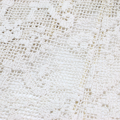 23秋冬 コットン レース スカート / COTTON LACE ロング丈 Aライン フレア 総柄 透かし編み サイドファスナー
