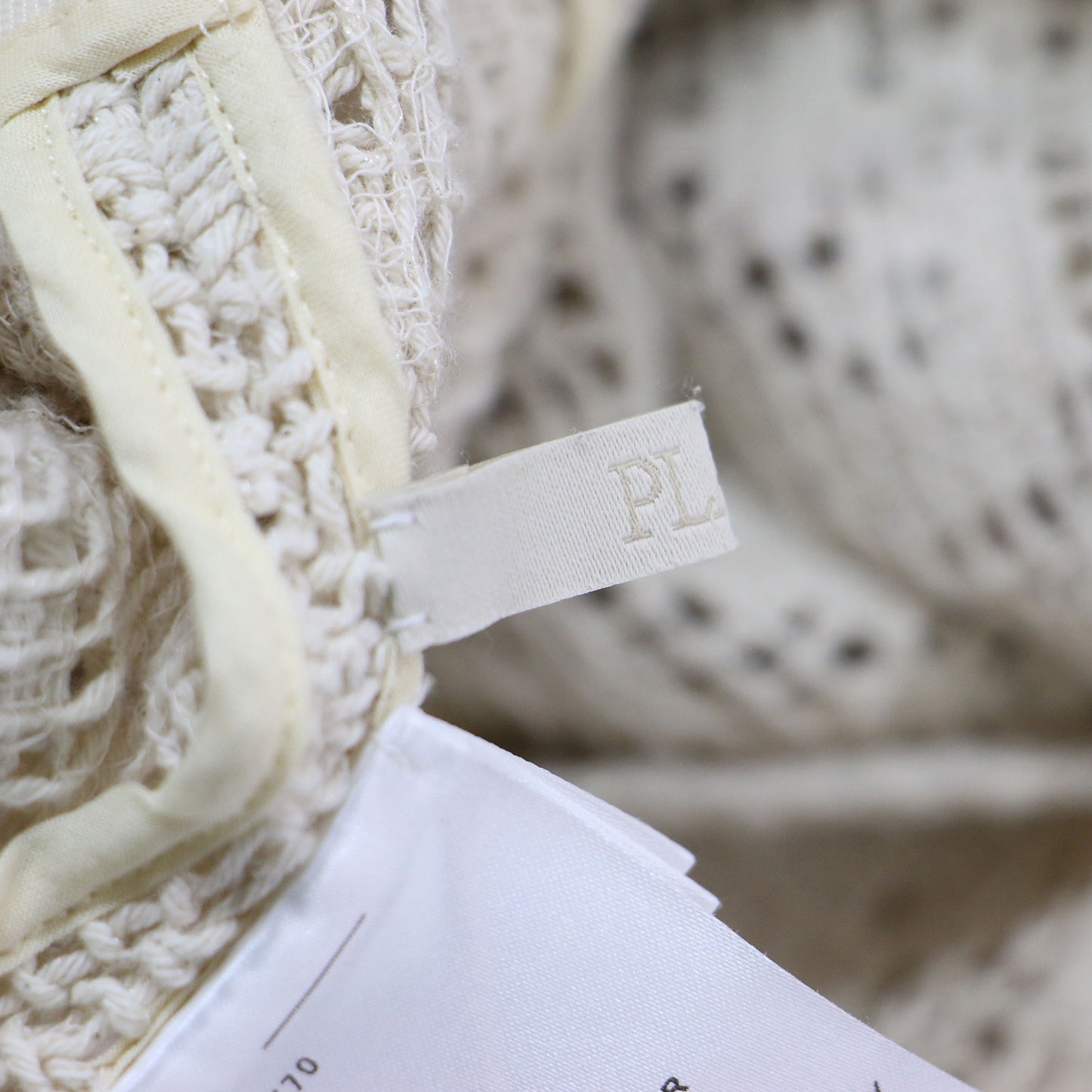 23秋冬 コットン レース スカート / COTTON LACE ロング丈 Aライン フレア 総柄 透かし編み サイドファスナー