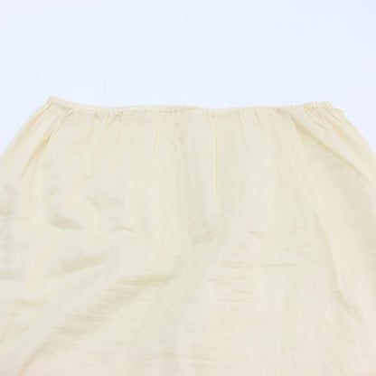 23秋冬 コットン レース スカート / COTTON LACE ロング丈 Aライン フレア 総柄 透かし編み サイドファスナー