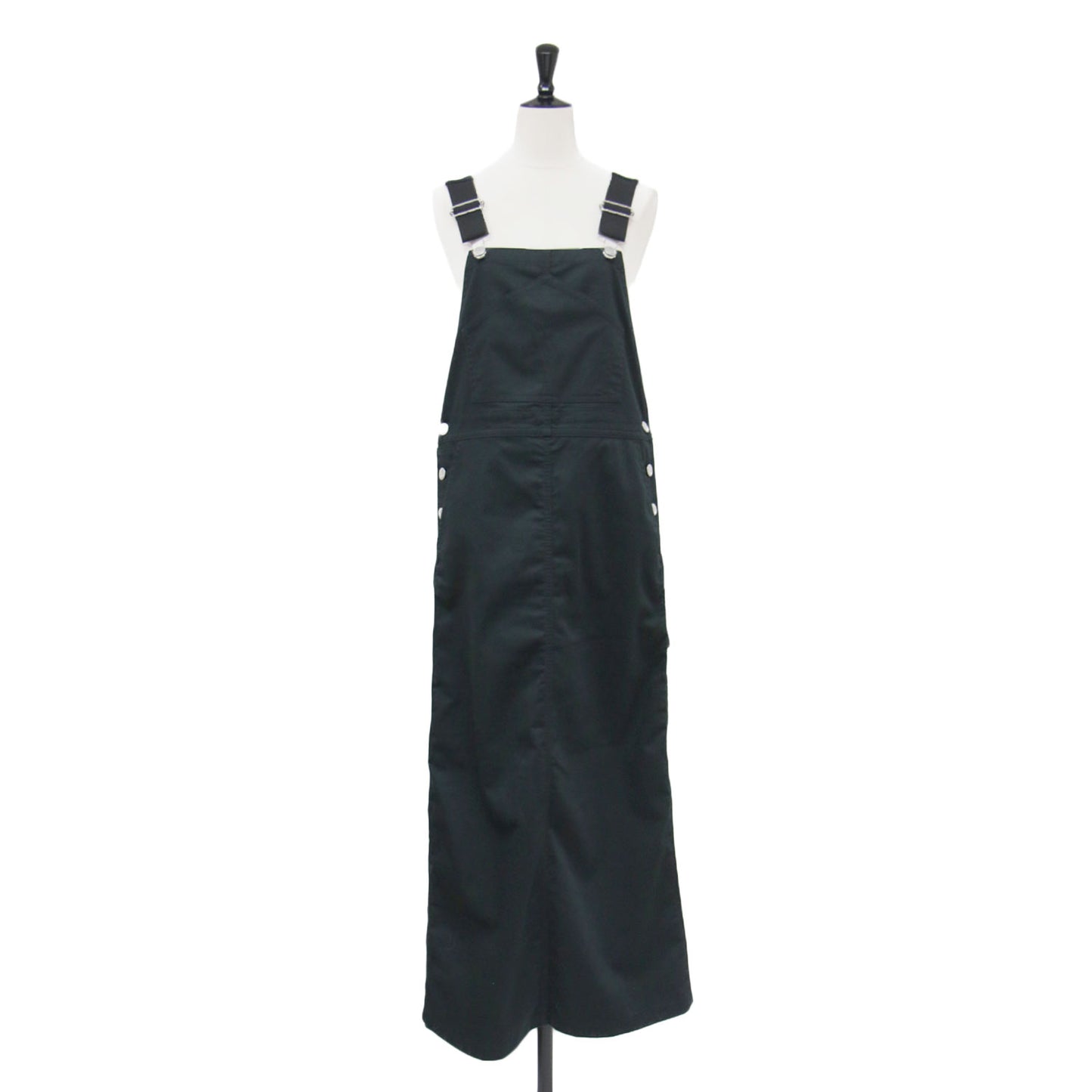 × Dickies コラボ 24春夏 ジャンパースカート / ワンピース オーバーオール Aライン ストレッチ コットン ウォッシャブル
