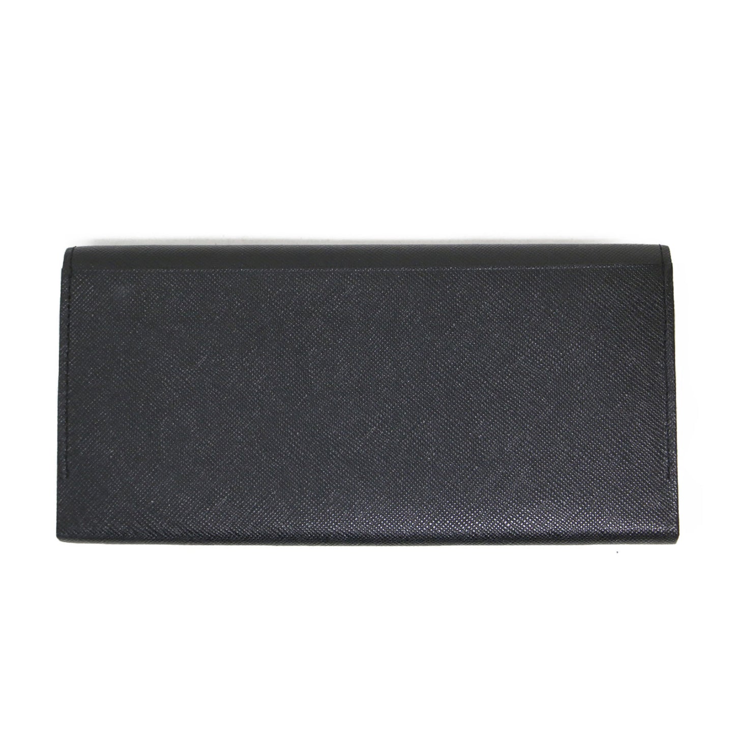 レザー フラップ ロングウォレット / 長財布 ノバチェック柄 ロゴ
