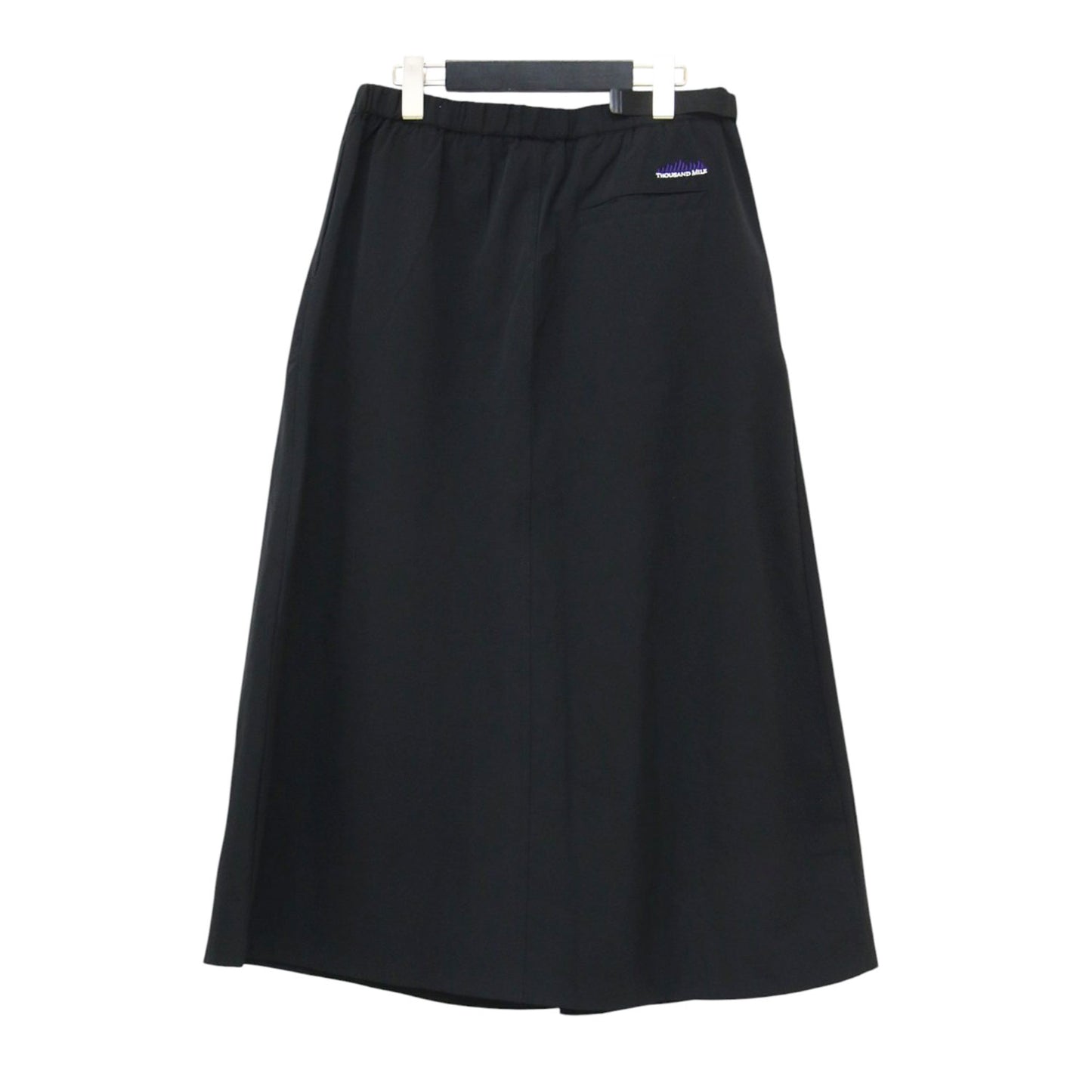 23春夏 ナイロン イージー フレアスカート / WAVE ADJUST SKIRT ウエストゴム ロング丈 Aライン 撥水加工