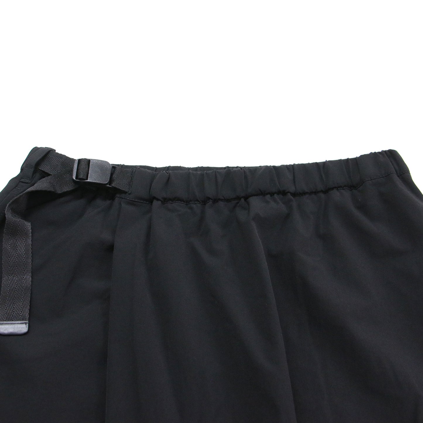 23春夏 ナイロン イージー フレアスカート / WAVE ADJUST SKIRT ウエストゴム ロング丈 Aライン 撥水加工