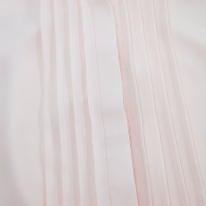 25春夏 バンドカラーシャツ / Marvine Lina Blouse ブラウス ノースリーブ 比翼ボタン タック シアー