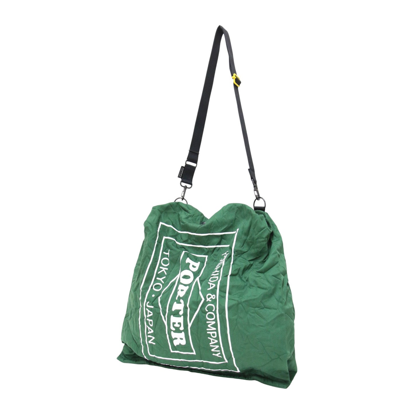 × DIGAWEL コラボ / SHOPPING BAG ショルダー 手提げ 2way ロゴ プリント スナップボタン 折りたたみ
