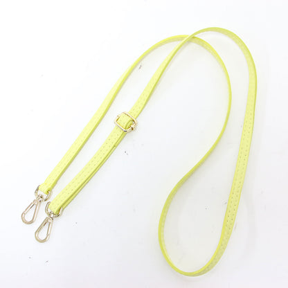 2way メッシュレザー バケットバッグ / トートバッグ ショルダーストラップ 編み込み
