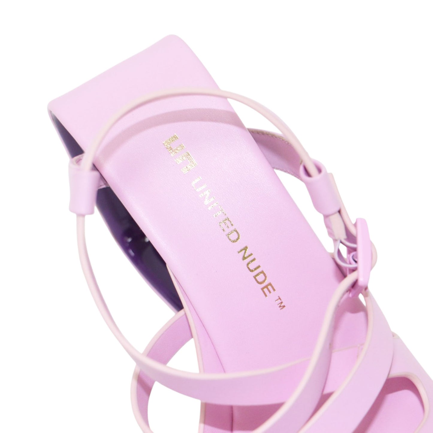 24春夏 レザー ベルト ストラップサンダル / Mobius Sia Hi ハイヒール 本革