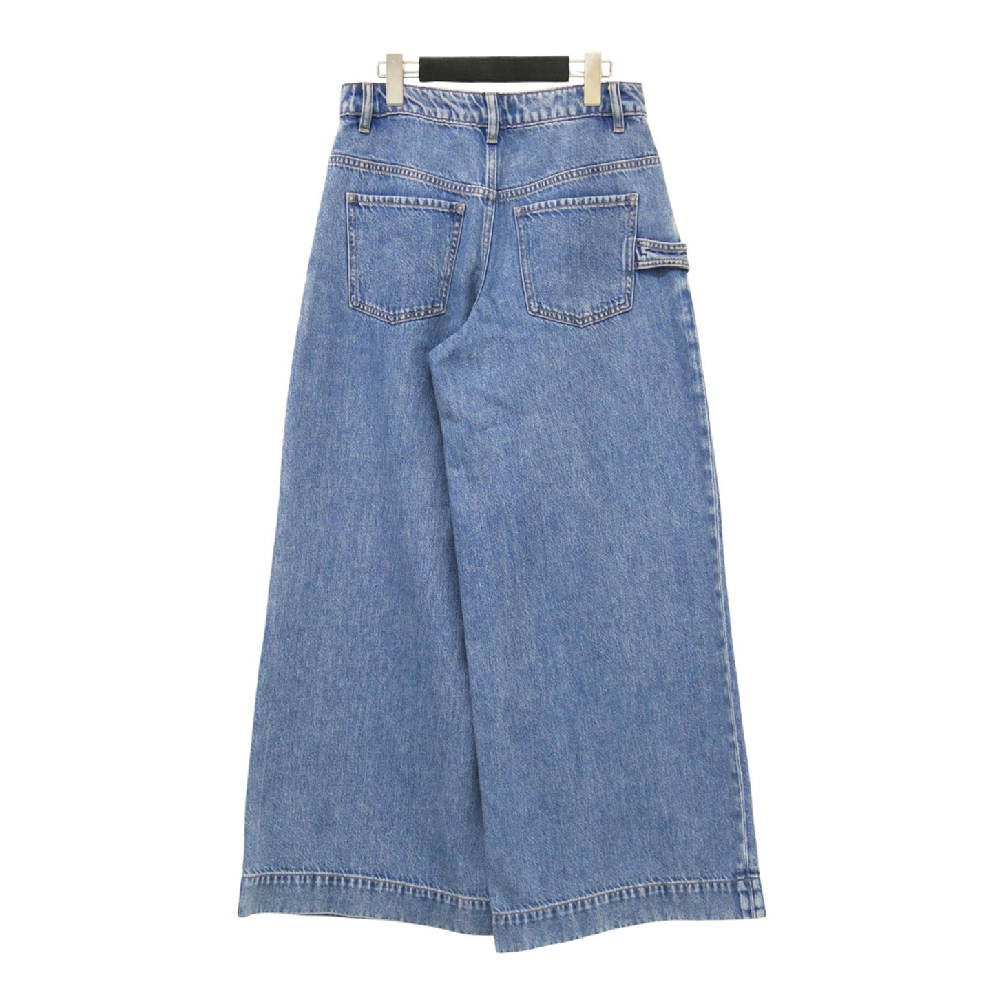 25秋冬 ワイドデニムパンツ / Relaxed Denim Aline Pant フルレングス バギー コットン ウォッシャブル