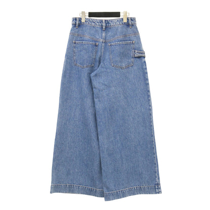 25秋冬 ワイドデニムパンツ / Relaxed Denim Aline Pant フルレングス バギー コットン ウォッシャブル