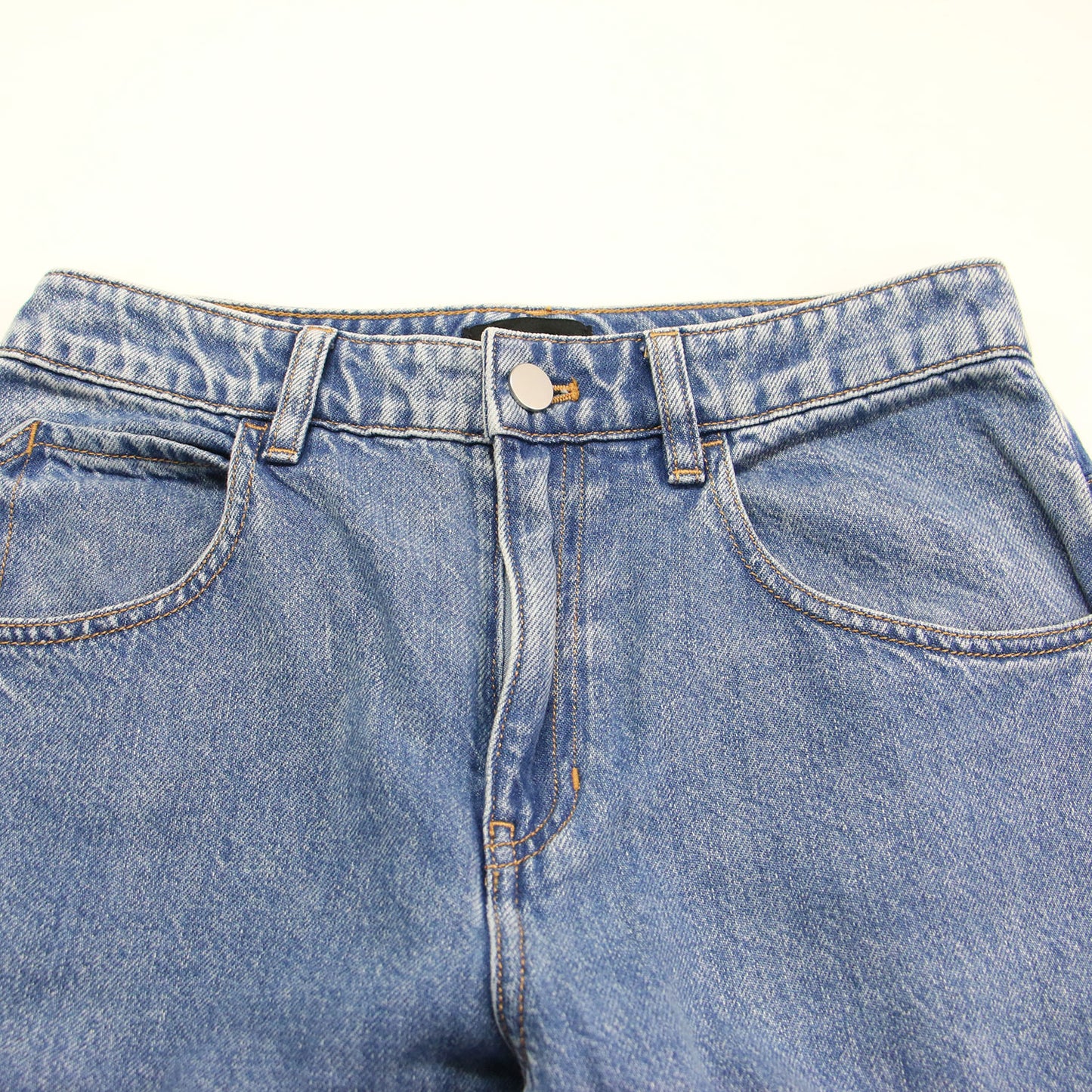 25秋冬 ワイドデニムパンツ / Relaxed Denim Aline Pant フルレングス バギー コットン ウォッシャブル