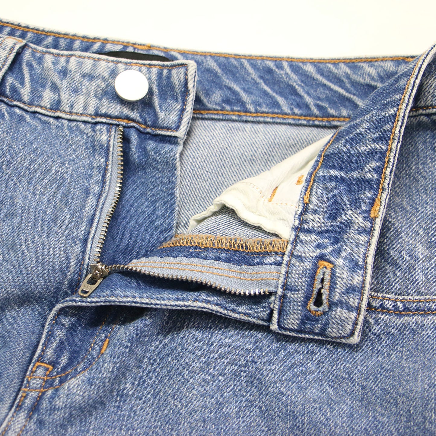 25秋冬 ワイドデニムパンツ / Relaxed Denim Aline Pant フルレングス バギー コットン ウォッシャブル