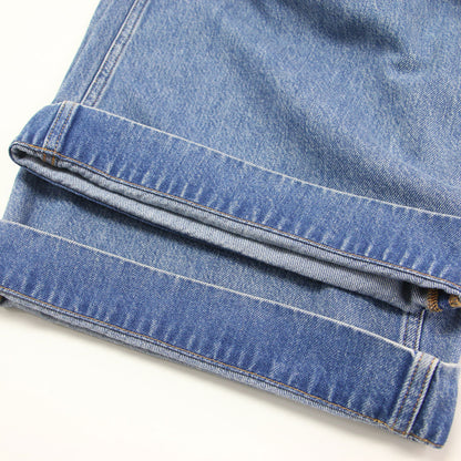 25秋冬 ワイドデニムパンツ / Relaxed Denim Aline Pant フルレングス バギー コットン ウォッシャブル