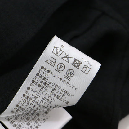 25春夏 リネンウエストシェイプシャツ / ブラウス スキッパーネック 長袖 ドロップショルダー ドルマンスリーブ 比翼ボタン リネン ウォッシャブル