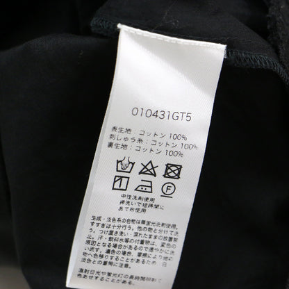 23春夏 コットン ドット ワンピース / COTTON VOILE DOT HEMLA DRESS ドレス ミモレ丈 スクエアネック 半袖 ボリュームスリーブ 凹凸 バックファスナー ウォッシャブル