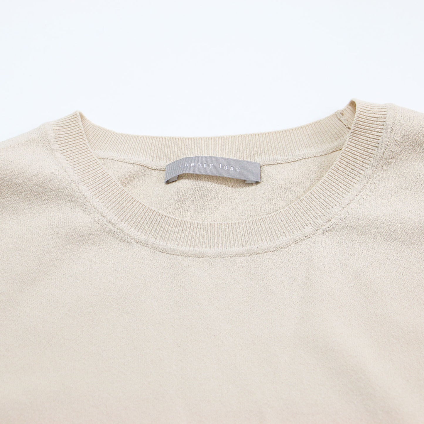 25春夏 クルーネック ノースリーブ ニット / BENJY SWEATER ADLER リブ ストレッチ