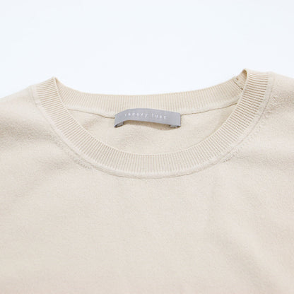 25春夏 クルーネック ノースリーブ ニット / BENJY SWEATER ADLER リブ ストレッチ