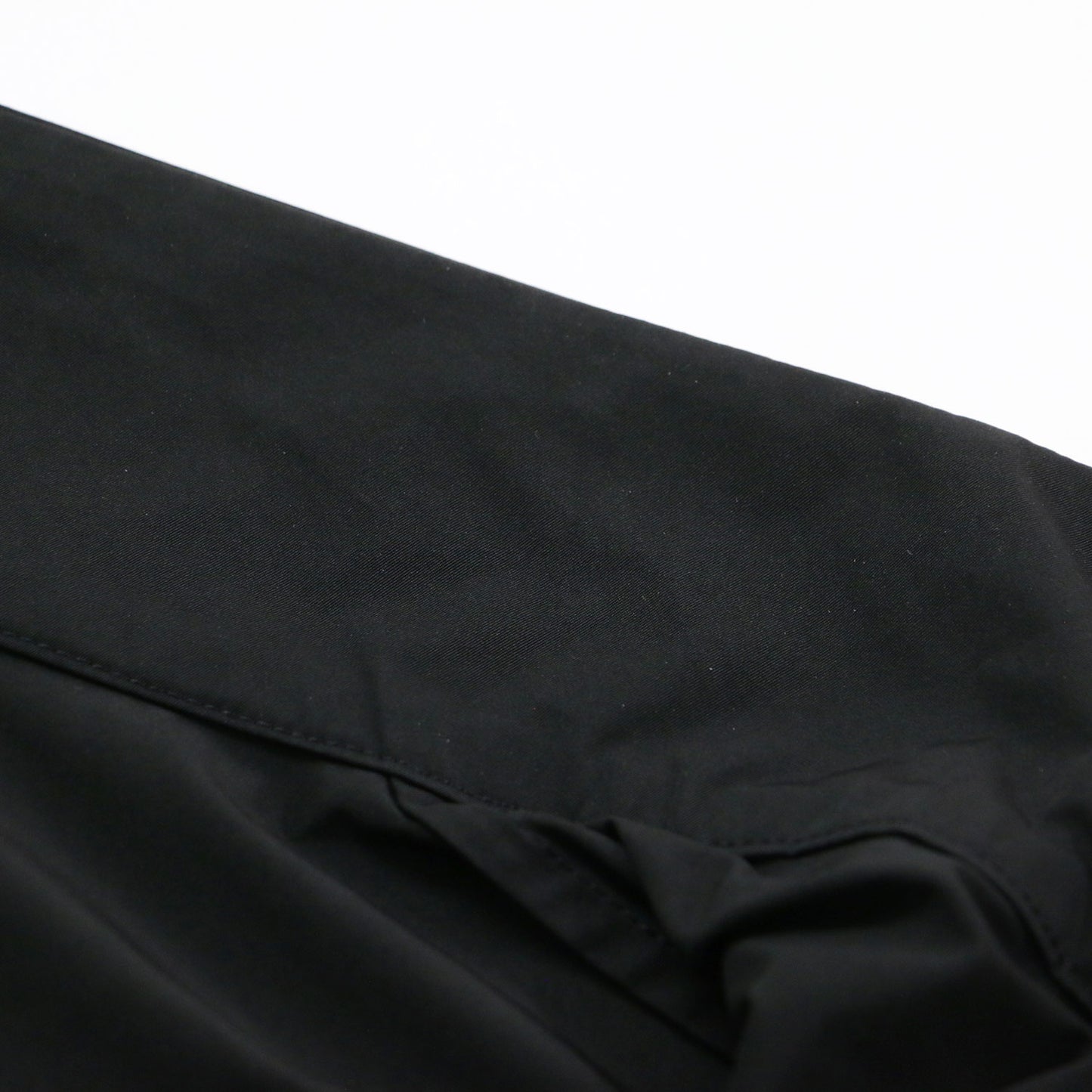 24秋冬 ジップアップ ロングコート / LT Taffeta 3 Palize C スタンドカラー ドロストリング