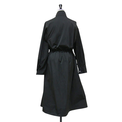 24秋冬 ジップアップ ロングコート / LT Taffeta 3 Palize C スタンドカラー ドロストリング