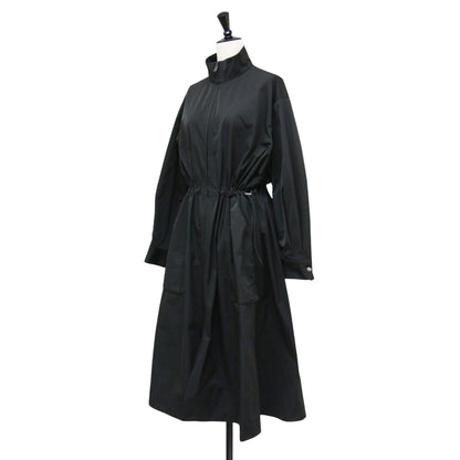 24秋冬 ジップアップ ロングコート / LT Taffeta 3 Palize C スタンドカラー ドロストリング