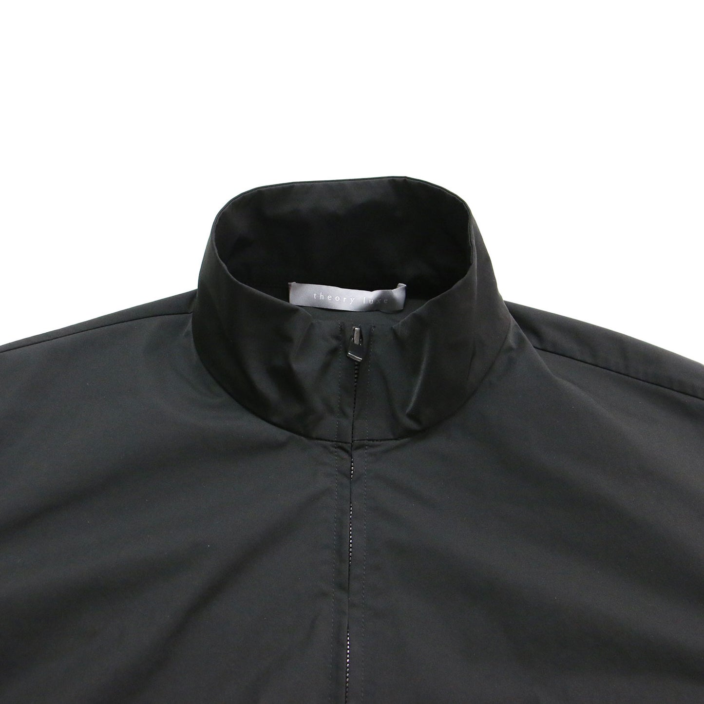 24秋冬 ジップアップ ロングコート / LT Taffeta 3 Palize C スタンドカラー ドロストリング