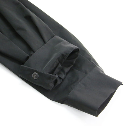 24秋冬 ジップアップ ロングコート / LT Taffeta 3 Palize C スタンドカラー ドロストリング