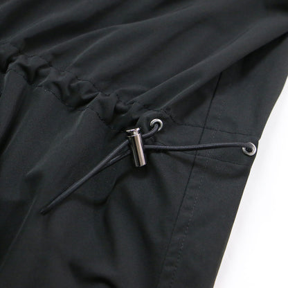 24秋冬 ジップアップ ロングコート / LT Taffeta 3 Palize C スタンドカラー ドロストリング