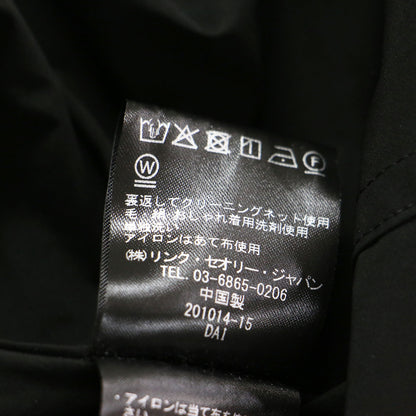 24秋冬 ジップアップ ロングコート / LT Taffeta 3 Palize C スタンドカラー ドロストリング