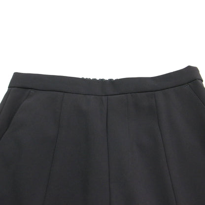 23春夏 スリットパンツ / クロップドパンツ ハイウエスト タイト ウエストゴム サイドファスナー ストレッチ ウォッシャブル