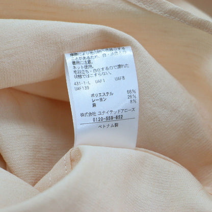 25春夏 シアー バックタック シャツ / ブラウス 長袖 ワイド リネン