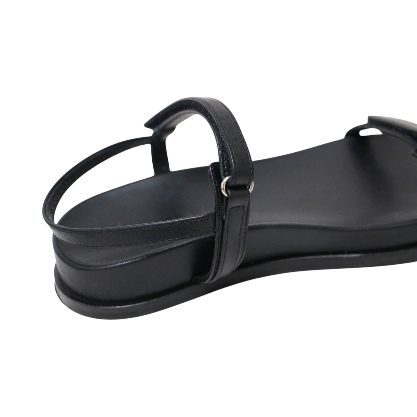 ベルトループ サンダル / THIN HOOK&LOOP SANDAL ストラップ フラット レザー