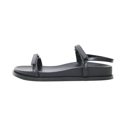 ベルトループ サンダル / THIN HOOK&LOOP SANDAL ストラップ フラット レザー